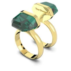 Swarovski Ring Lucent Magnetic, Green, Gult - 5613551 -SexyHair-butikk 0065345 swarovski ring lucent magnetic green gult 5613551