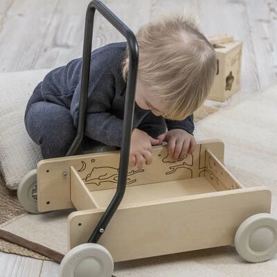 Micki Premium Gåvogn, Wood 3 Micki Premium Gåvogn, Wood - Bilde 3