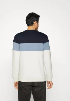 Pier One Sweatshirt - Blue/Off-White/Grey -SexyHair-butikk 17f15d80cdb544ee96b595d660567656 scaled