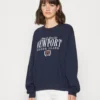 Hollister Co. Destination Trend Mom Crew - Sweatshirt - Navy