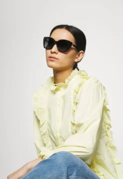 Gucci Gg Cat-Eye Acetate Sunglasses - Solbriller - Black/Grey