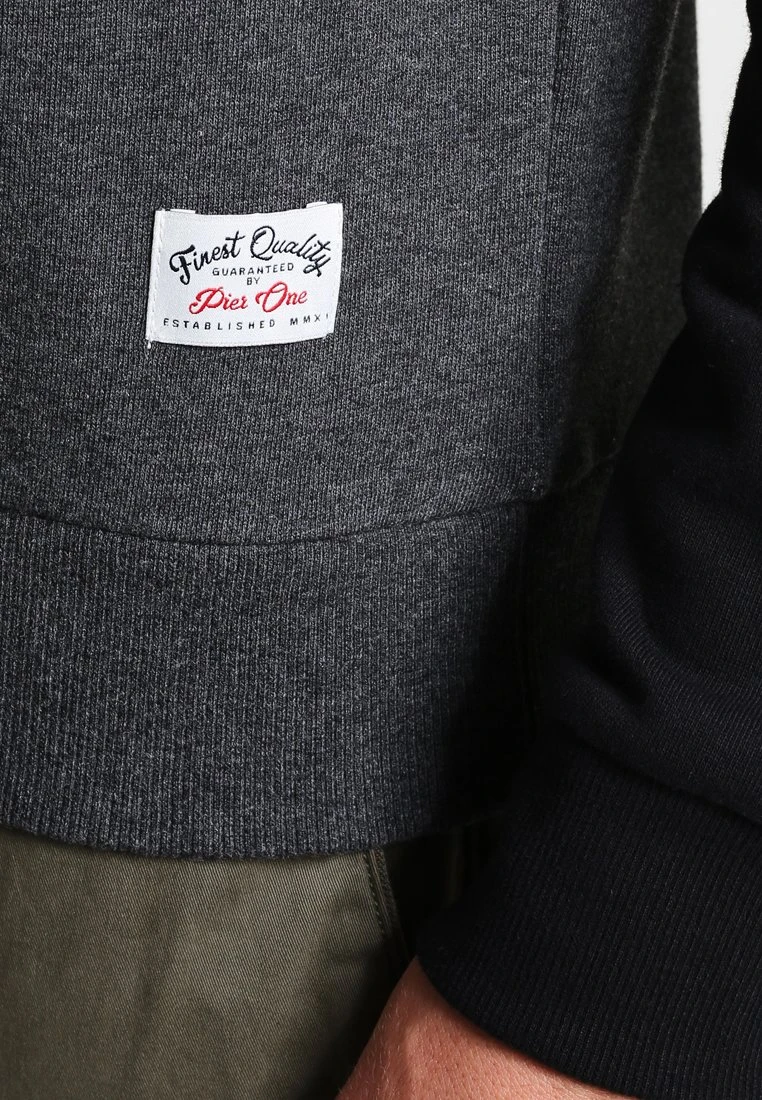 Pier One Sweatshirt - Mottled Dark Grey 5 Pier One Sweatshirt - Mottled Dark Grey - Bilde 5