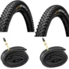 2 Dekk + 2 Slanger Continental Cross King II 29" X 2,20" Sammenleggbare Dekk Med Presta Ventil