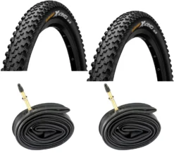 2 Dekk + 2 Slanger Continental Cross King II 29" X 2,20" Sammenleggbare Dekk Med Presta Ventil