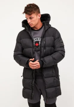 Grayson Longline Puffer Jacket - Vinterkåpe / -Frakk - Jet Black -SexyHair-butikk 31ed071080b54ba785e83e83092d7a6f scaled