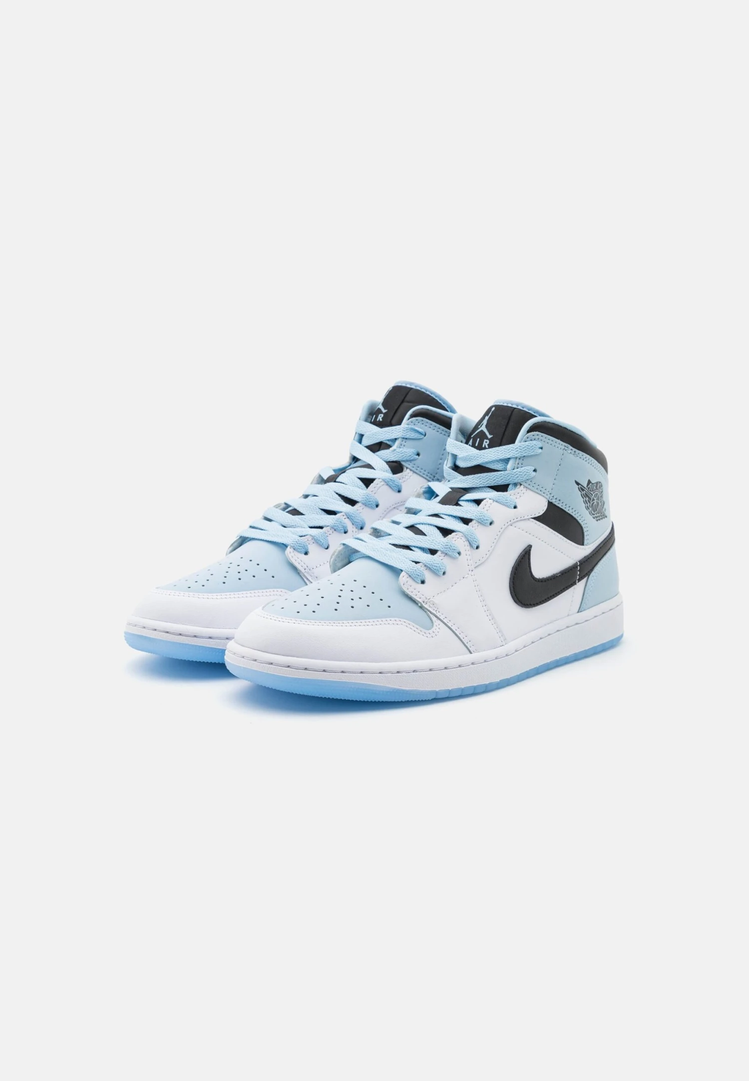 Air Jordan 1 Mid Se - Høye Joggesko - White/Ice Blue/Black 2 Air Jordan 1 Mid Se - Høye Joggesko - White/Ice Blue/Black - Bilde 2