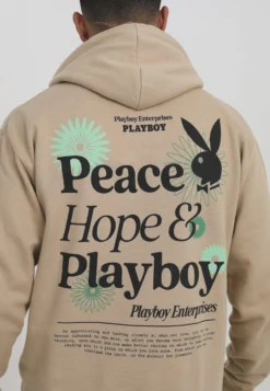 Peace Hope And Playboy Hoodie Unisex - Hoodie - Desert Sand -SexyHair-butikk 39840ee2423a41ed98bb9c06e98a87a8 scaled