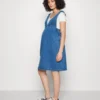 Mamalicious Mlpine Spencer Dress - Dongerikjole - Medium Blue Denim