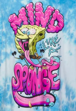 YOURTURN Spongebob Tie Dye Graphic Tee - T-Shirts Med Print - Blue 5 YOURTURN Spongebob Tie Dye Graphic Tee - T-Shirts Med Print - Blue -SexyHair-butikk 40875b87dec64753aa40d175f8bdc22e scaled