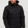 Montana Short Puffer Jacket - Vinterjakke - Jet Black