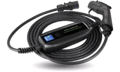 Ladekabel Mode 2 Type 2 16A 5 M Med LCD