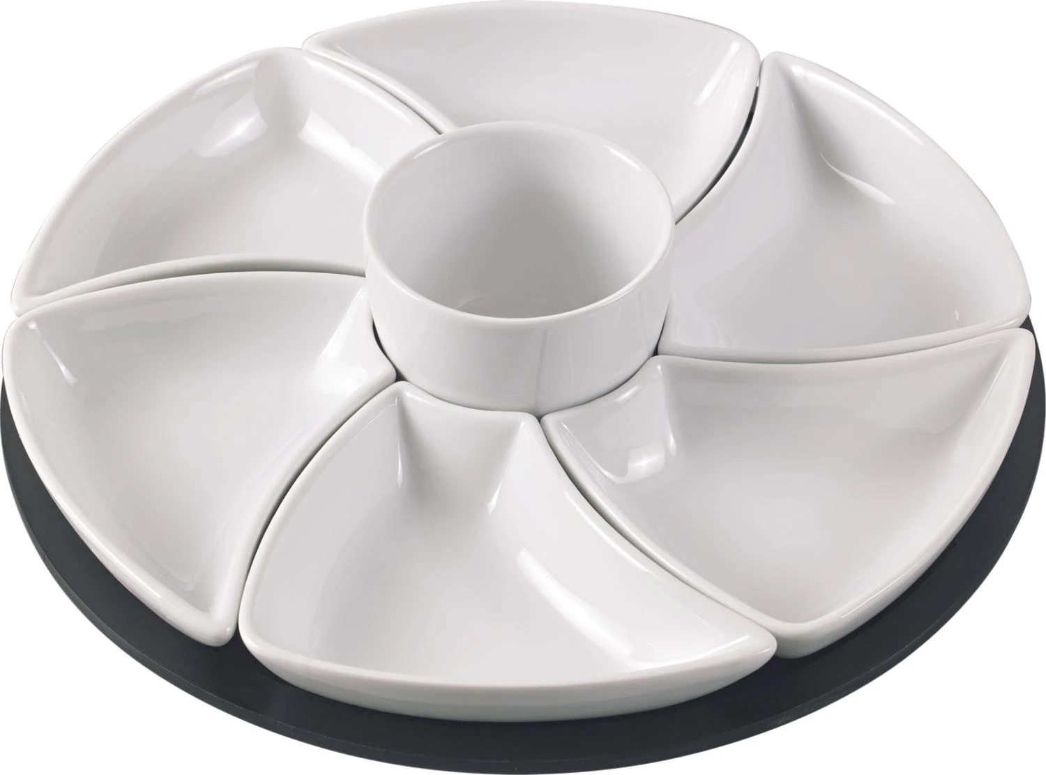 Skålsett Taco 8 Deler 33cm Dreibart Brett White 2 Skålsett Taco 8 Deler 33cm Dreibart Brett White - Bilde 2