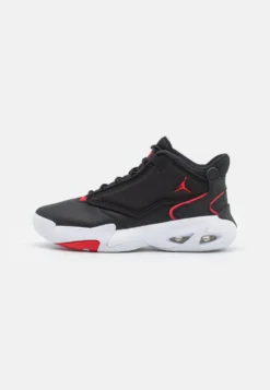 Jordan Max Aura 4 - Høye Joggesko - Black/University Red/White