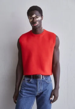 J.Lindeberg Vian Crewneck Slipover - Strikkegenser - Fiery Red