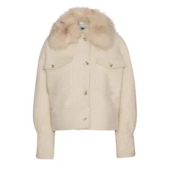 Charlie Jacket Wool Steady Creme Jakker