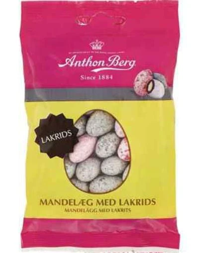 Anthon Berg Mandel-Egg Med Lakris 80 Gram 1 Anthon Berg Mandel-Egg Med Lakris 80 Gram