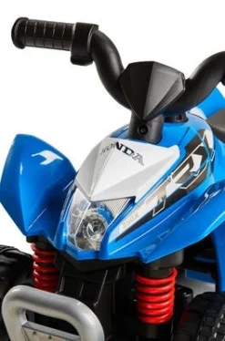 Alex's Garage Honda Elbil Firhjuling, Blå -SexyHair-butikk 7050210 Blue 2896 4f