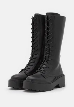 ONLY Shoes Onlbossi High Shaft Lace Up Boot - Snørestøvler - Black -SexyHair-butikk 7aed6ddbcd6a443db5963eba80d0b082 scaled