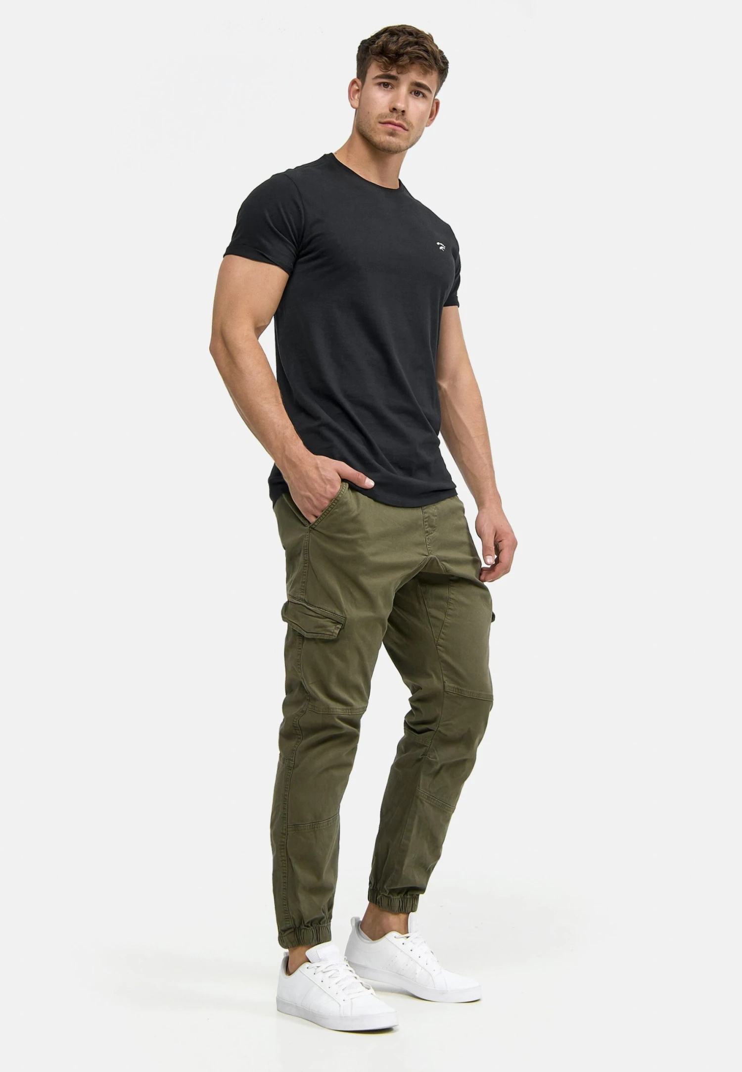 Indicode Jeans Levi - Cargobukse - Army 2 Indicode Jeans Levi - Cargobukse - Army - Bilde 2