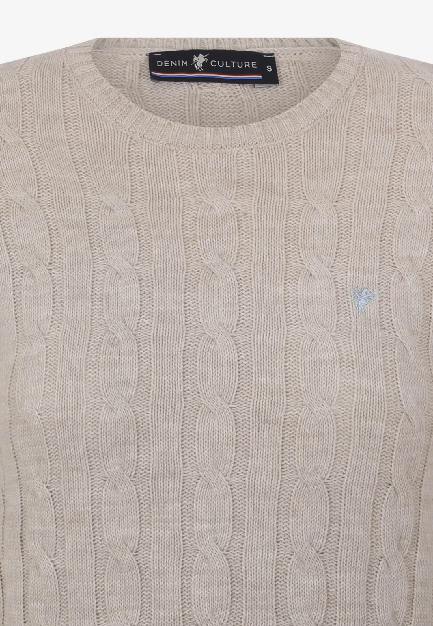 DENIM CULTURE Genser 'Luisa' Mørk Beige 4 DENIM CULTURE Genser 'Luisa' Mørk Beige - Bilde 4