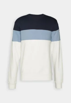 Pier One Sweatshirt - Blue/Off-White/Grey -SexyHair-butikk 83dee5c3e1a64b45869067c626ecc580 scaled