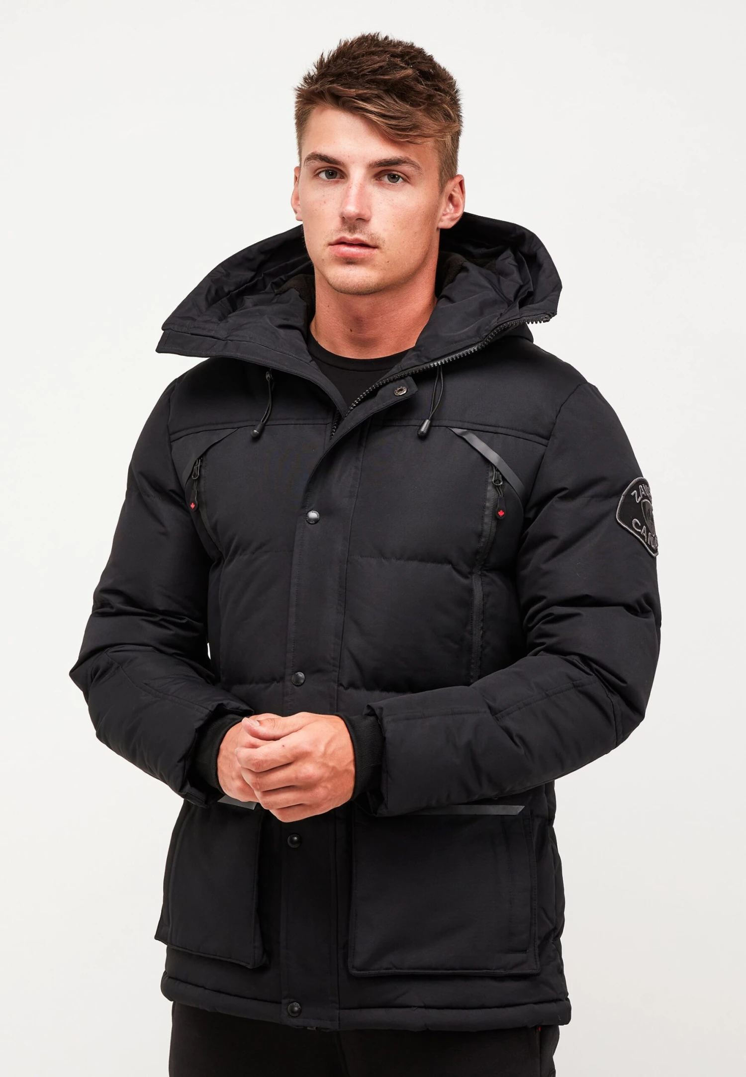 Orford Puffer Parka Jacket - Vinterkåpe / -Frakk - Black 4 Orford Puffer Parka Jacket - Vinterkåpe / -Frakk - Black - Bilde 4