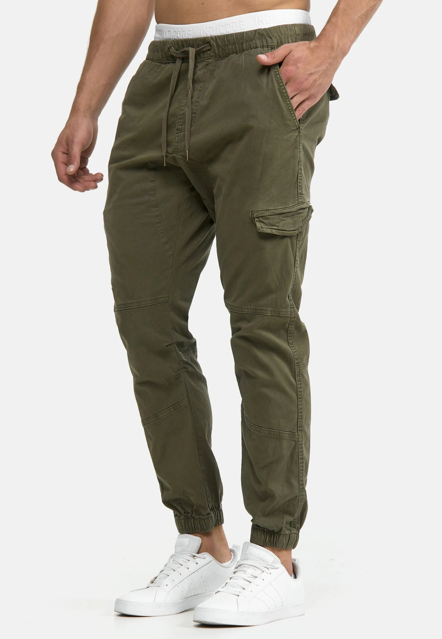 Indicode Jeans Levi - Cargobukse - Army 5 Indicode Jeans Levi - Cargobukse - Army - Bilde 5