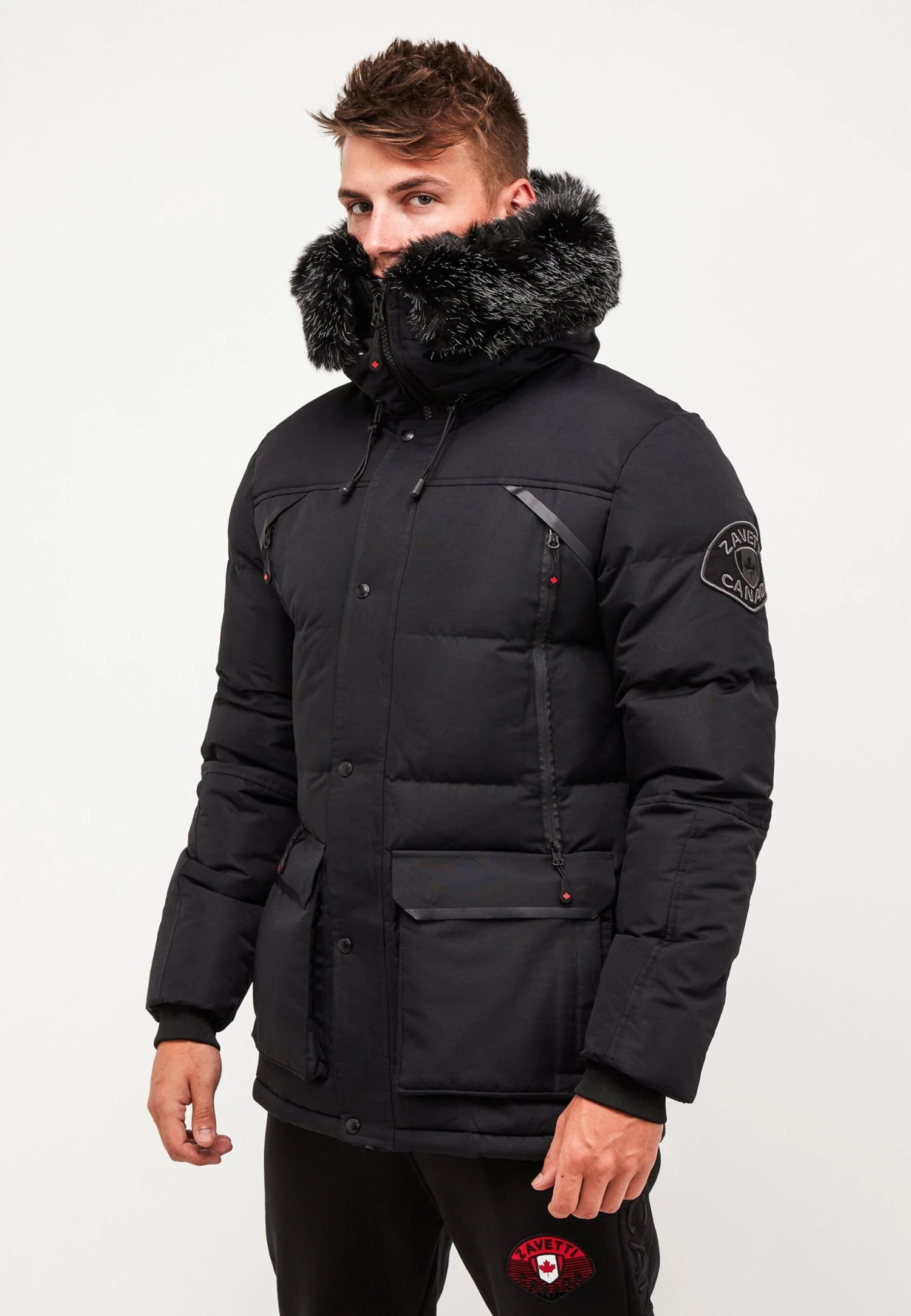 Orford Puffer Parka Jacket - Vinterkåpe / -Frakk - Black 1 Orford Puffer Parka Jacket - Vinterkåpe / -Frakk - Black
