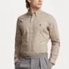 Long Sleeve Sport Shirt - Skjorte - Brown Multi