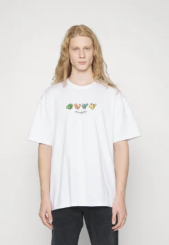 YOURTURN Pokemon Pikachu Unisex - T-Shirts Med Print - White