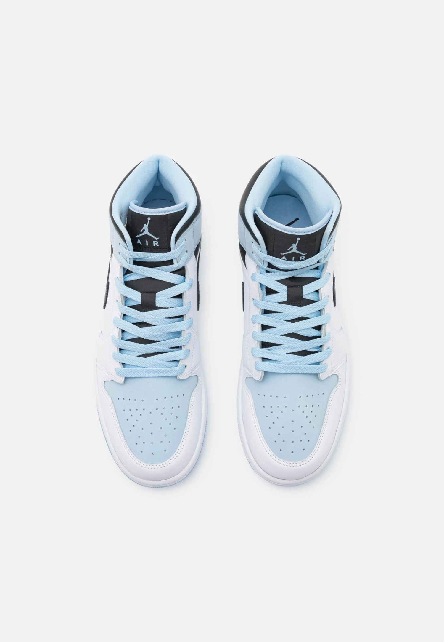 Air Jordan 1 Mid Se - Høye Joggesko - White/Ice Blue/Black 4 Air Jordan 1 Mid Se - Høye Joggesko - White/Ice Blue/Black - Bilde 4