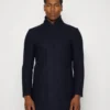 Hidden Button Placket - Klassisk Kåpe / Frakk - Navy