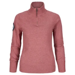 Amundsen Sports Deck Half Zip Womens (Peony Pink)