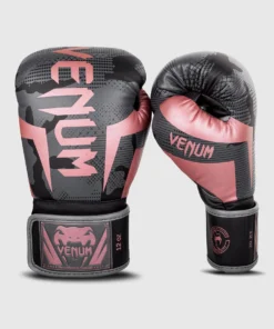 Venum Elite Boxing Gloves - Black/Pink Gold -SexyHair-butikk BG ELITE 3.0 BLACK PINK 1500 02 1