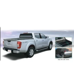 Plantrekk, Vinyl, Sort, Nissan Navara NP300 '15-, D/C