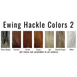 Ewing Dry Fly Saddle Patch -SexyHair-butikk EwingHacklecolorchart2 353b592b b9b8 4040 a44e 4f267c8e8d7c