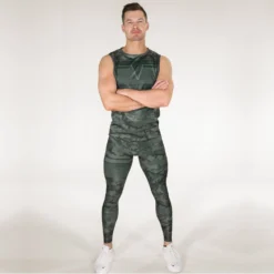 Gavelo Sniper Compression Tights, Camo Green, Large -SexyHair-butikk GO PNT 159r 3