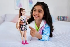 Barbie Fashionista Dukke Tusenfryd Kjole Med Høreapparat -SexyHair-butikk HBV19 3226 4a