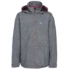Trespass Mens Moonshine Waterproof Jacket (Dark Gray)