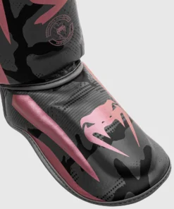 Venum Elite Shin Guards - Black/Pink Gold -SexyHair-butikk SHINGUARD ELITE 3.0 PINK GREY 1500 03 1