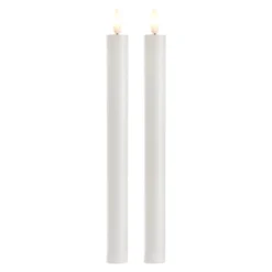 Kronelys KRONELYS M/3D LED 2STK 24CM DAY Fra Montér Gulskogen