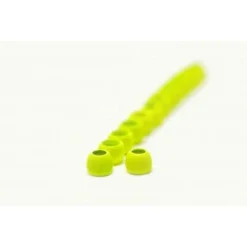 FutureFly Brass Beads -SexyHair-butikk brass beads 4 mm fl. yellow chartreause 1