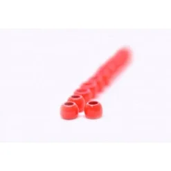 FutureFly Brass Beads -SexyHair-butikk brass beads 4 mm fl red 1