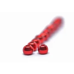 FutureFly Brass Beads -SexyHair-butikk brass beads 5 mm metallic red 1