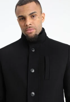 JACK&JONES Premium Jprduane- Klassisk Kåpe / Frakk - Black -SexyHair-butikk c22bd1dd03f04a17917acd6392f3ef1f