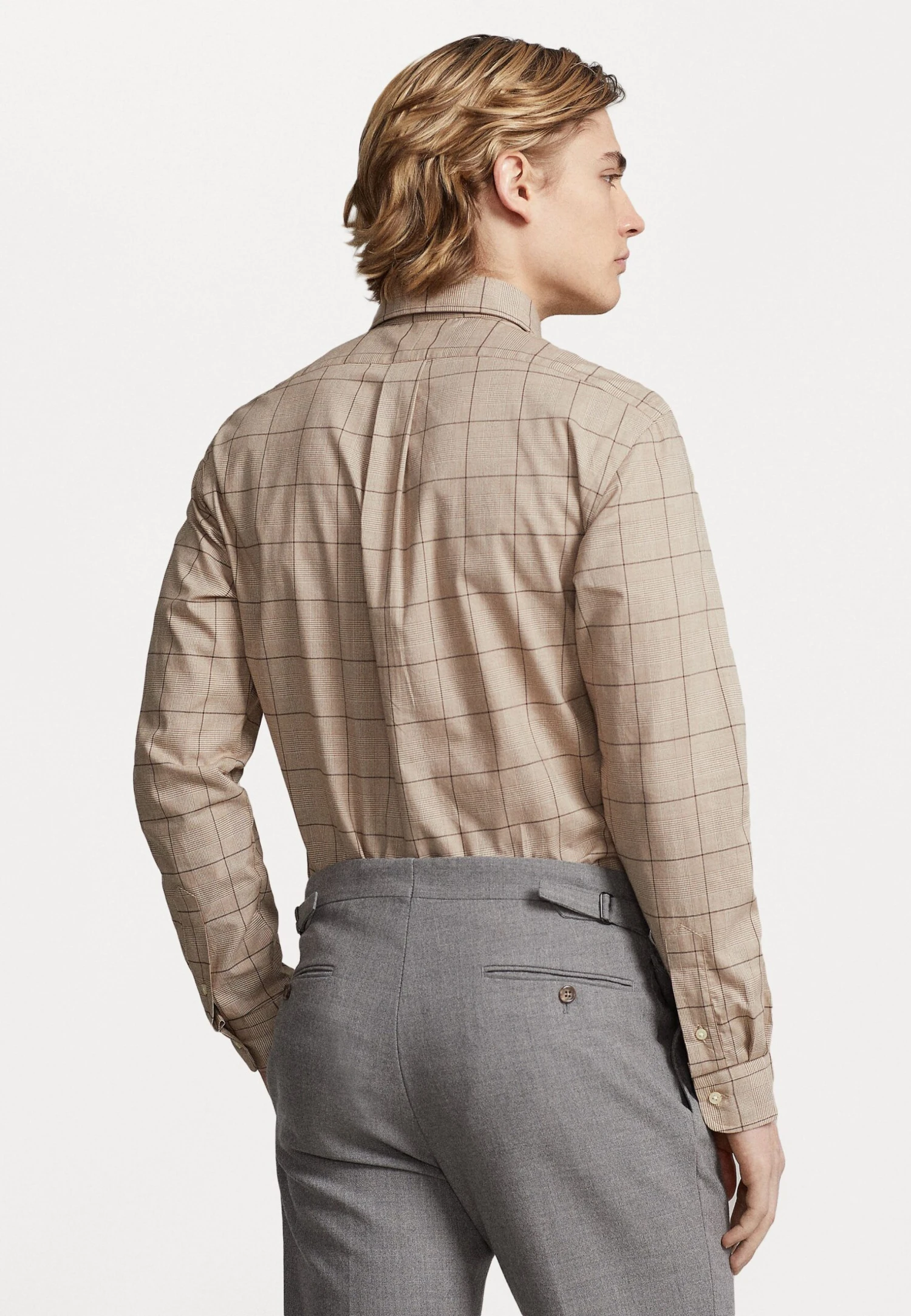 Long Sleeve Sport Shirt - Skjorte - Brown Multi 3 Long Sleeve Sport Shirt - Skjorte - Brown Multi - Bilde 3