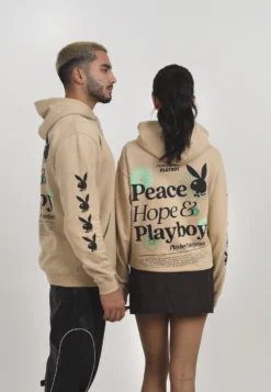 Peace Hope And Playboy Hoodie Unisex - Hoodie - Desert Sand -SexyHair-butikk cf0b040a96a848ffaa46fffba8e4b2ce scaled