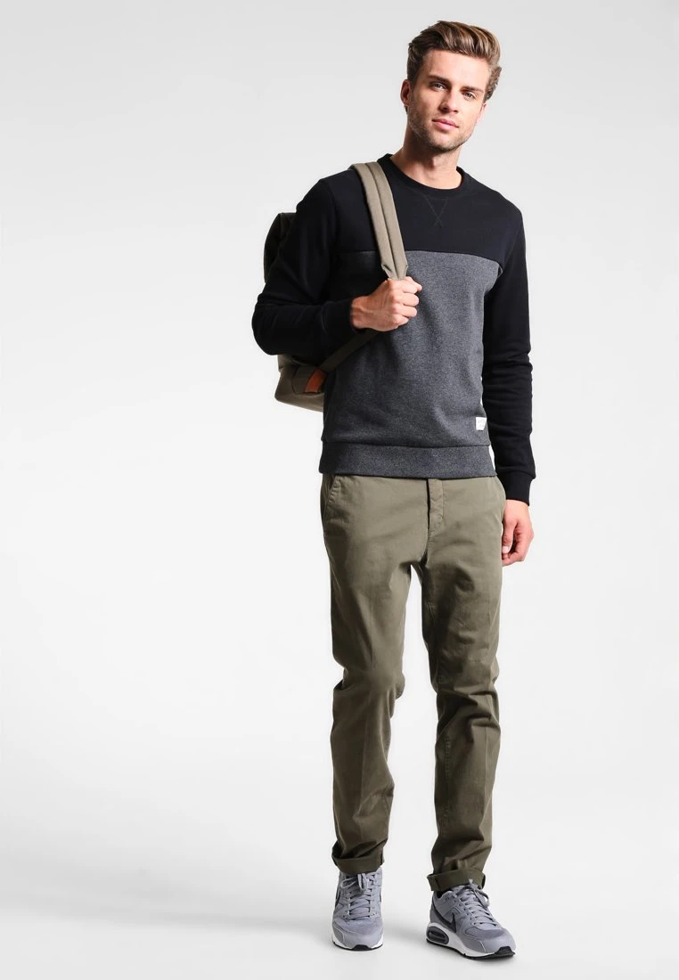 Pier One Sweatshirt - Mottled Dark Grey 2 Pier One Sweatshirt - Mottled Dark Grey - Bilde 2