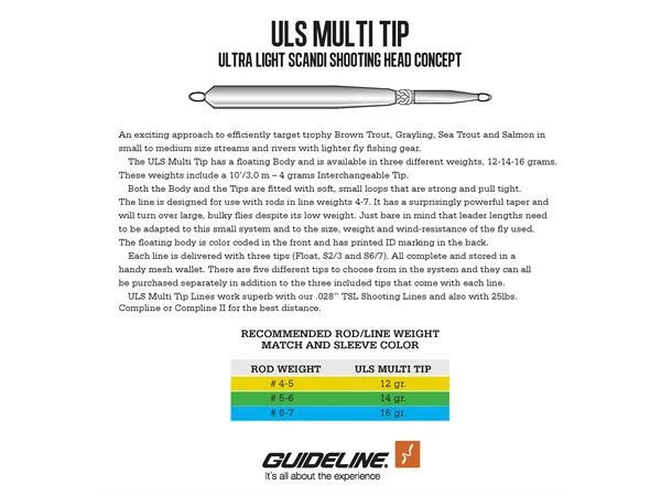 Guideline ULS Multi Tip Float 2 Guideline ULS Multi Tip Float - Bilde 2