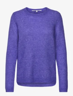 Second Female Brook Knit New O-Neck - AMPARO BLUE